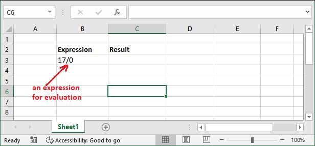 Excel ISERROR()函数