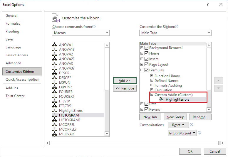 Excel 插件