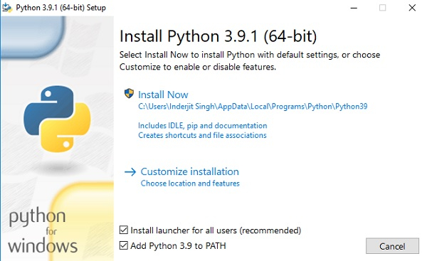 Python 在Windows上安装的方法