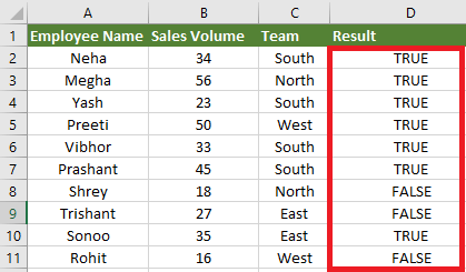 Excel OR函数