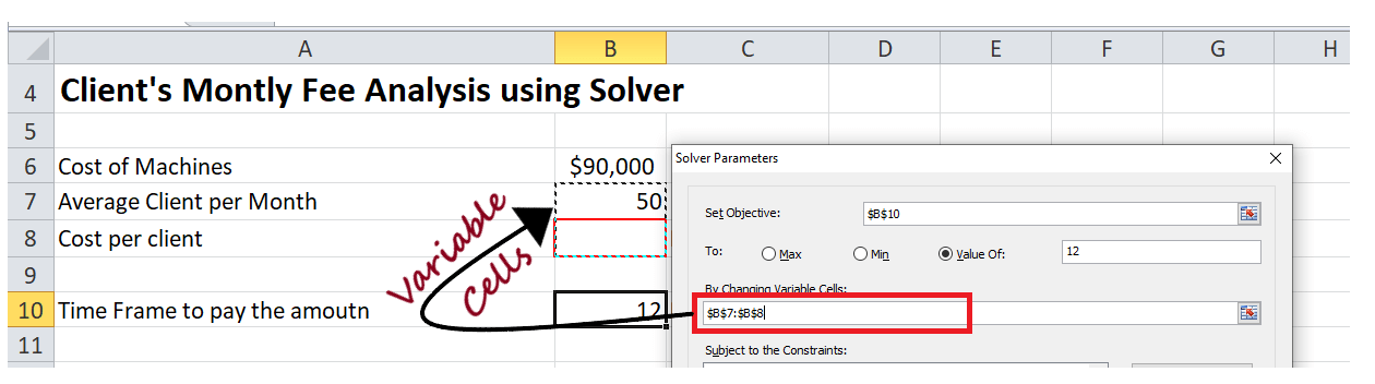 Excel Solver工具