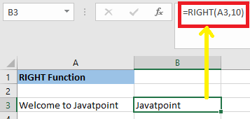 Excel 如何使用RIGHT函数