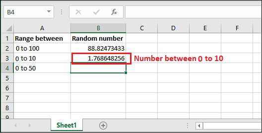 Excel RAND()函数