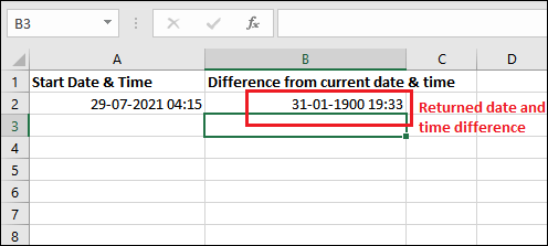 Excel TODAY和NOW函数