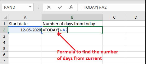 Excel TODAY和NOW函数