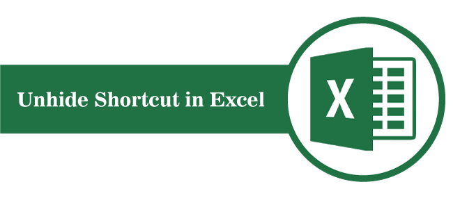 Excel 取消隐藏快捷方式