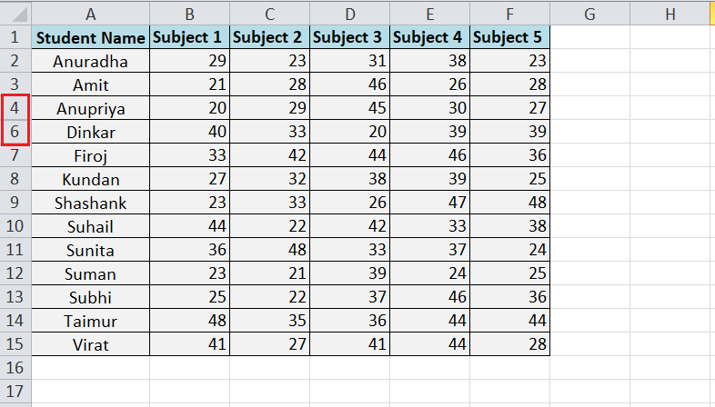 Excel 取消隐藏快捷方式