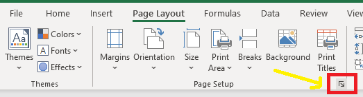 Excel 页面方向