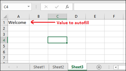 Excel 自动填充