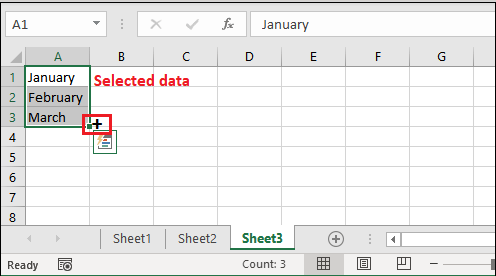 Excel 自动填充