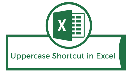 Excel 使用大写快捷方式