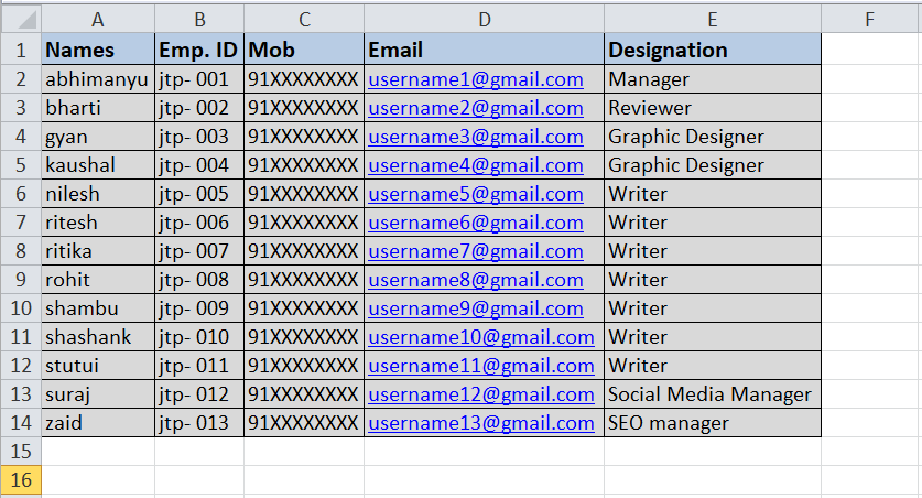 Excel 使用大写快捷方式