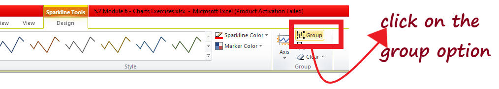 Excel 迷你图