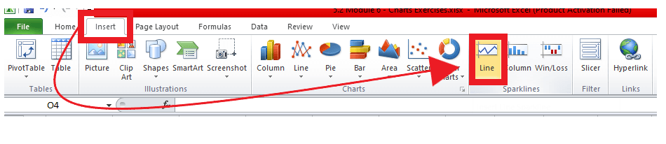 Excel 迷你图