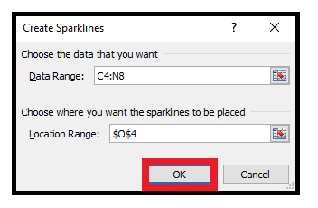 Excel 迷你图