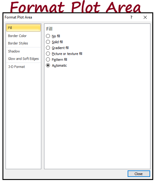 Excel 格式化图表