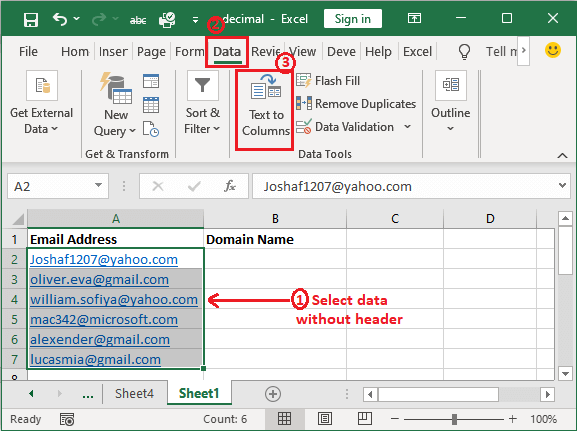 Excel 文本分列