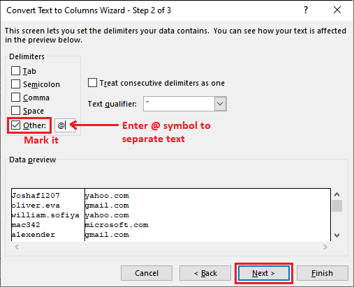 Excel 文本分列