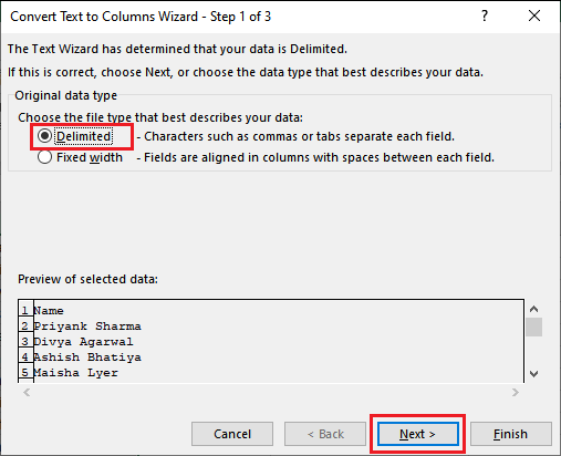 Excel 文本分列