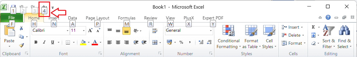 Excel 删除线快捷键