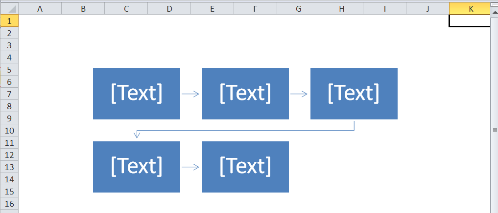 Excel 流程图