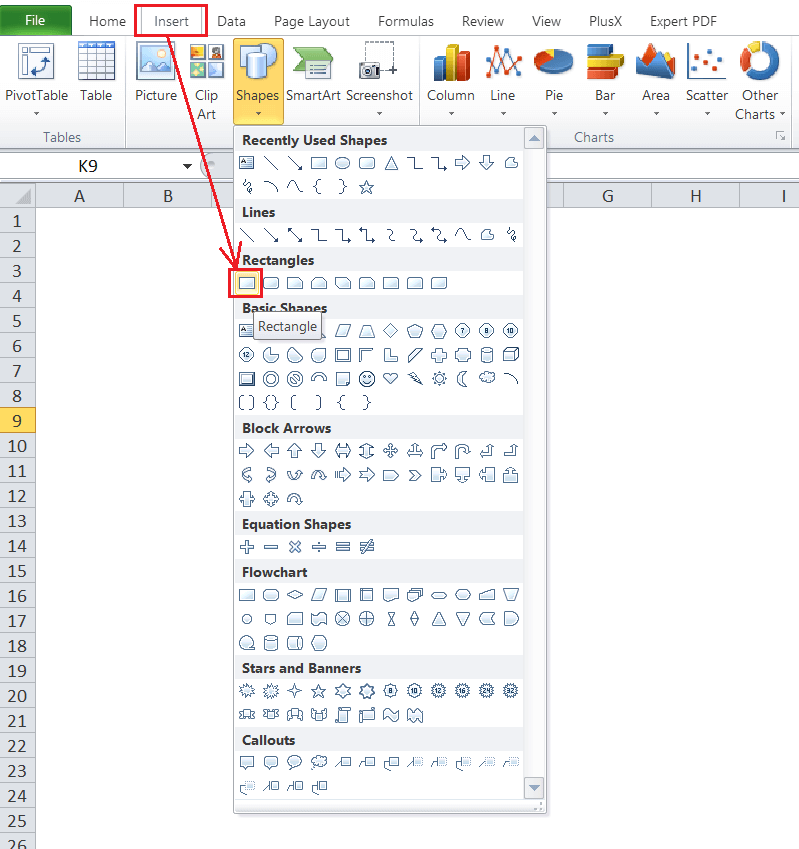 Excel 流程图