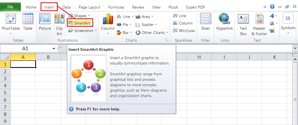 Excel 组织架构图