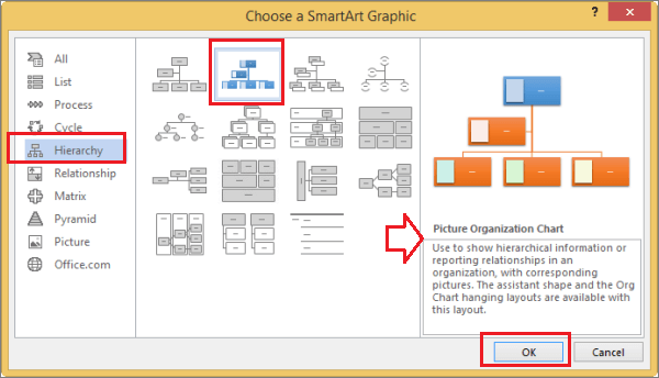 Excel 组织架构图