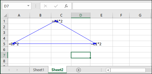 Excel 循环引用