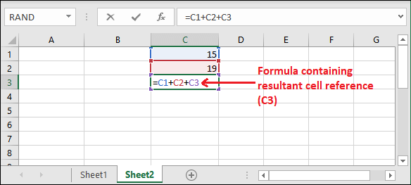 Excel 循环引用