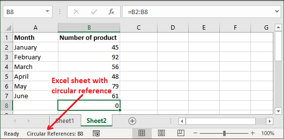 Excel 循环引用