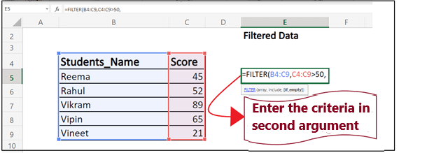 Excel 过滤函数