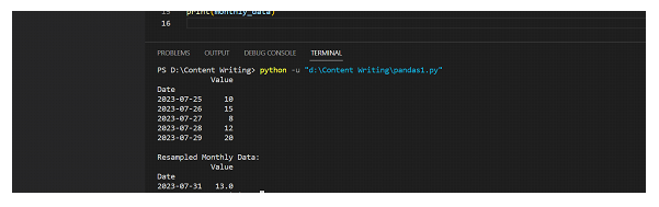 Python 使用Pandas处理日期和时间