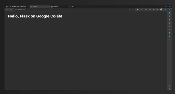 如何在Google Colab上运行Flask应用