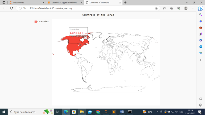 Python 使用Pygal绘制世界地图