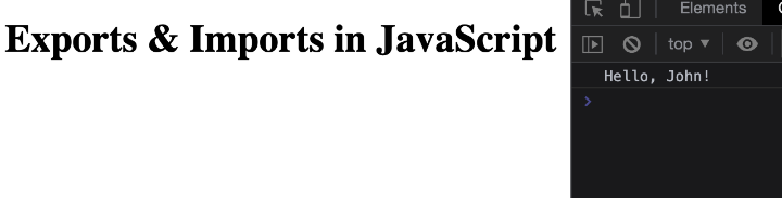 JavaScript 导出和导入