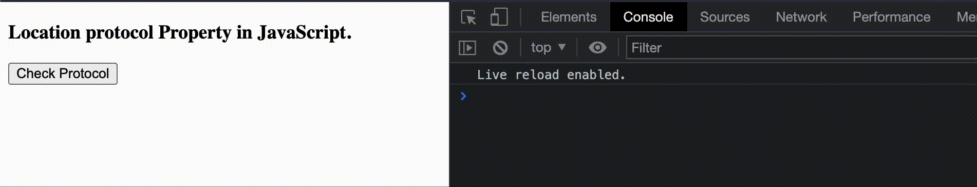 JavaScript 位置协议属性