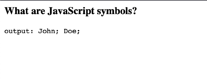 JavaScript Symbol是什么