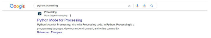 Python 如何为Processing设置模式