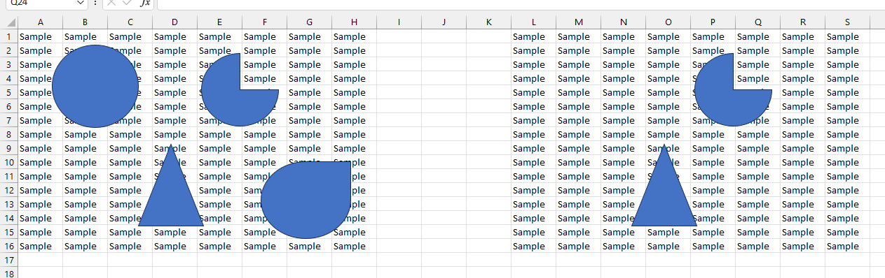 Excel Vba通过名称将2个形状从选择中排除