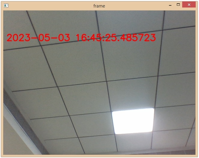 使用OpenCV Python在视频中显示日期和时间