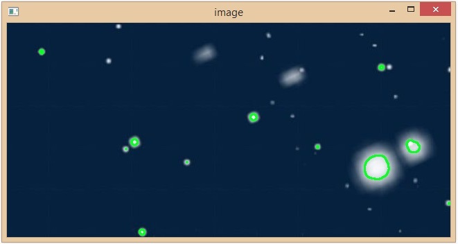 使用OpenCV Python检测白色和黑色点