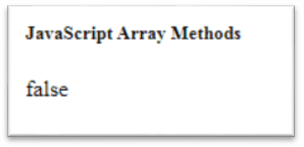 JavaScript 数组 isArray()方法