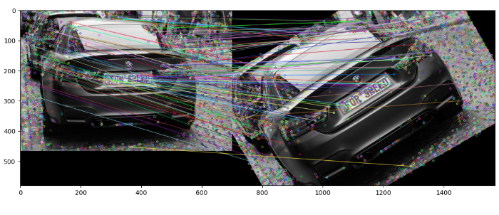 OpenCV Python 使用SIFT实现两个图像之间的特征匹配