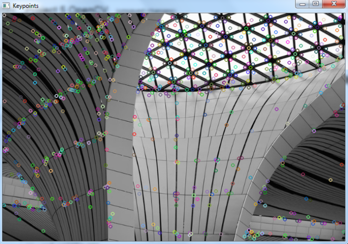OpenCV Python 如何使用SIFT算法检测和绘制图像中的关键点