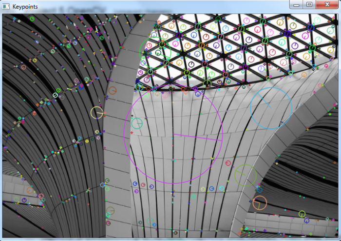 OpenCV Python 如何使用SIFT算法检测和绘制图像中的关键点
