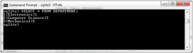 SQLite 内连接