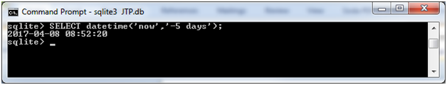 SQLite datetime函数