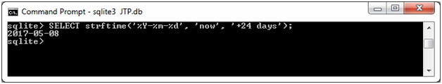 SQLite strftime函数