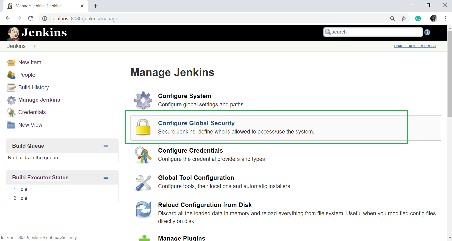 Jenkins 创建和管理用户